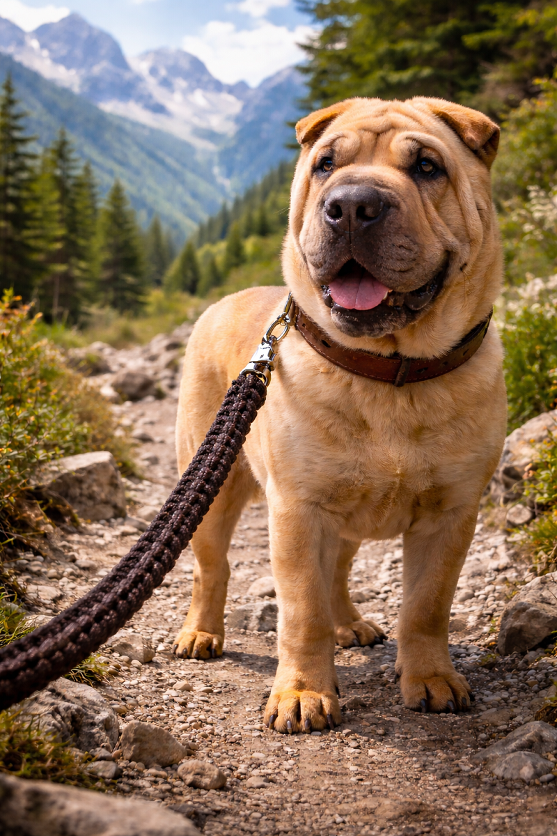 Laisse marron chocolat