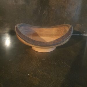 Bol / Vide-poche en cerisier avec écorce – Pièce de caractère