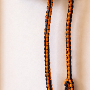 support mural distributeur de sacs + laisse artisanale pour chien