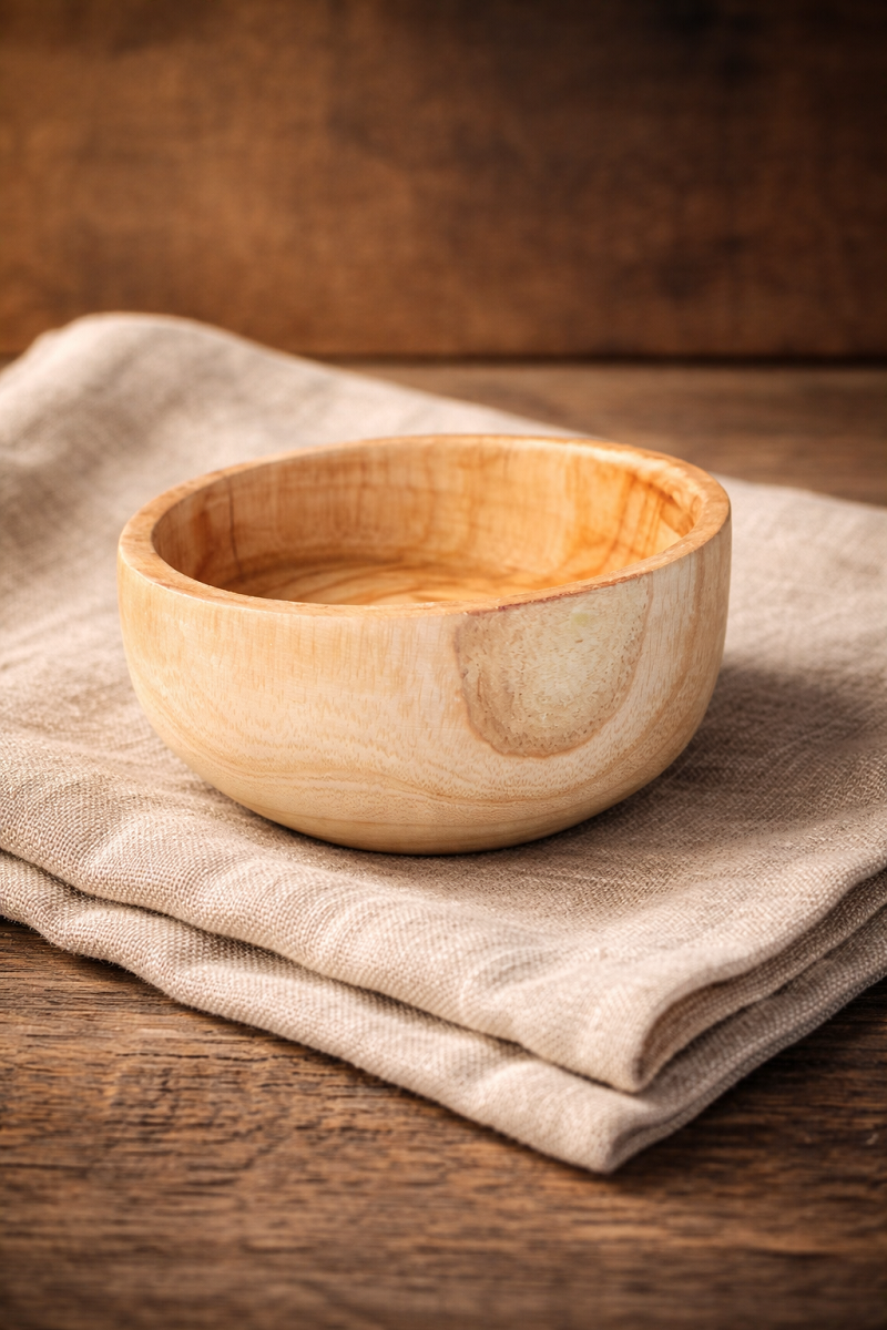 Bol artisanal en frêne